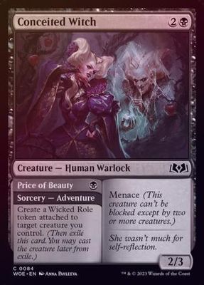 Conceited Witch 0084 - Foil
Wilds of Eldraine Foil Singles