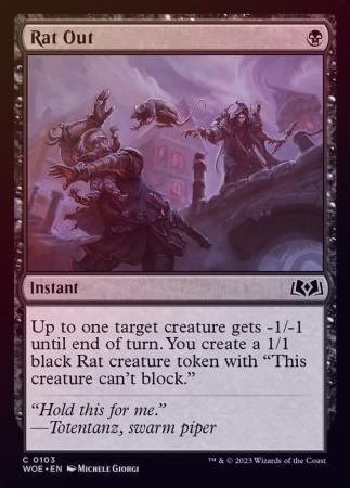 Rat Out 0103 - Foil
Wilds of Eldraine Foil Singles