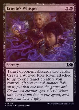 Eriette&#39;s Whisper 0088 - Foil Wilds of Eldraine Foil Singles