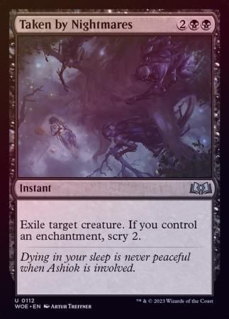 Taken by Nightmares 0112 - Foil
Wilds of Eldraine Foil Singles