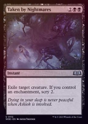 Taken by Nightmares 0112 - Foil
Wilds of Eldraine Foil Singles