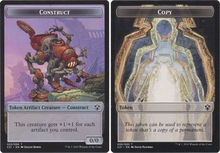 Construct 023/030 | Copy 030/030 - C21 Token Commander 2021 Singles