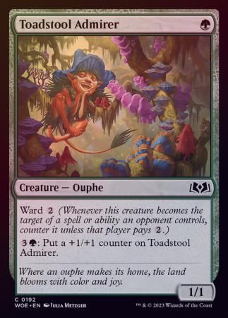 Toadstool Admirer 0192 - Foil
Wilds of Eldraine Foil Singles