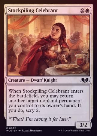 Stockpiling Celebrant 0032 - Foil
Wilds of Eldraine Foil Singles