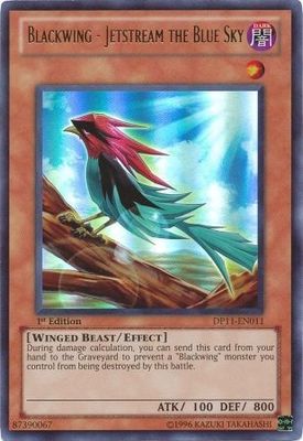 SJ Blackwing - Jetstream the Blue Sky - DP11-EN011 - Ultra Rare 1st Edition
Duelist Pack: Crow [DP11]