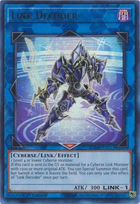 Link Decoder - BLMR-EN013 - Ultra Rare 1st Edition Monstrous Revenge 1st Edition Singles
