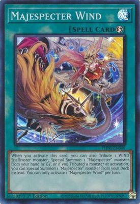 Majespecter Wind - PHNI-EN069 - Super Rare 1st Edition Phantom Nightmare 1st Edition Singles
