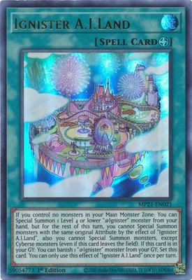 Ignister A.I.Land - MP21-EN021 - Ultra Rare 1st Edition 2021 Mega-Tin: Ancient Battles 1st Edition Singles (español)