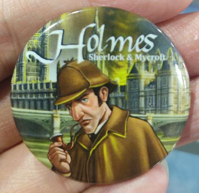 SJ Sherlock Holmes Broche