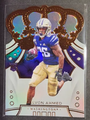 2020 Panini Chronicles Draft Picks Crown Royale Salvon Ahmed #22