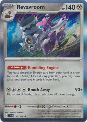 Revavroom - 142/198 - Holo Rare
Scarlet &amp; Violet (Base Set) Singles