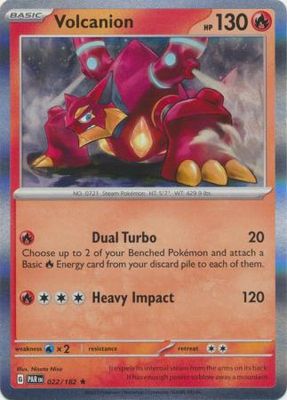 Volcanion - 022/182 - Holo Rare
Scarlet &amp; Violet: Paradox Rift Singles