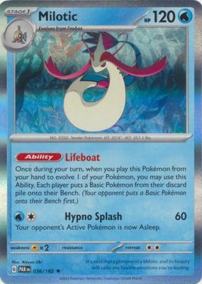 Milotic - 036/182 - Holo Rare
Scarlet &amp; Violet: Paradox Rift Singles
