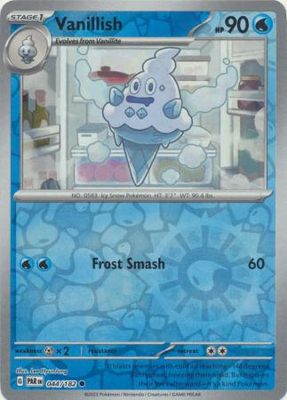 Vanillish - 044/182 - Common Reverse Holo Scarlet &amp; Violet: Paradox Rift Reverse Holo Singles
