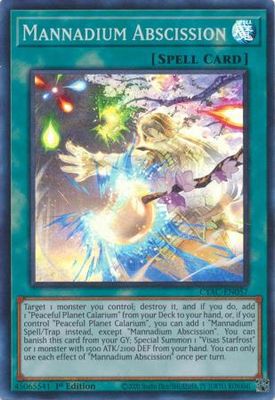 SJ Mannadium Abscission - CYAC-EN057 - Super Rare 1st Edition
Cyberstorm Access 1st Edition Singles