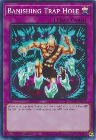 SJ Banishing Trap Hole - DUNE-EN077 - Super Rare 1st Edition
Duelist Nexus 1st Edition Singles (Espanol)