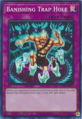 SJ Banishing Trap Hole - DUNE-EN077 - Super Rare 1st Edition
Duelist Nexus 1st Edition Singles (Espanol)