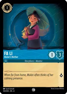 Fa Li - Mulan&#39;s Mother - Ursula&#39;s Return (4) Ursula&#39;s Return
