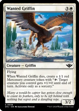 Wanted Griffin - Outlaws of Thunder Junction (OTJ)
Outlaws of Thunder Junction