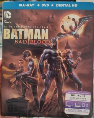 BA Batman Bad Blood Blu Ray Original Usado Completo