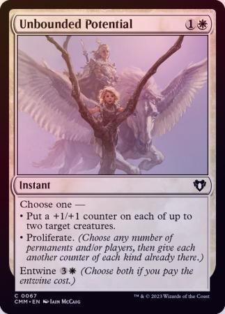 Unbounded Potential 0067 - Foil
Commander Masters Foil Singles