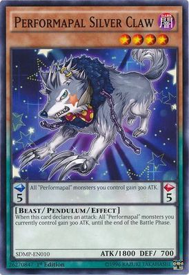 Performapal Silver Claw - SDMP-EN010 - Common 1st Edition Structure Deck: Master of Pendulum Singles