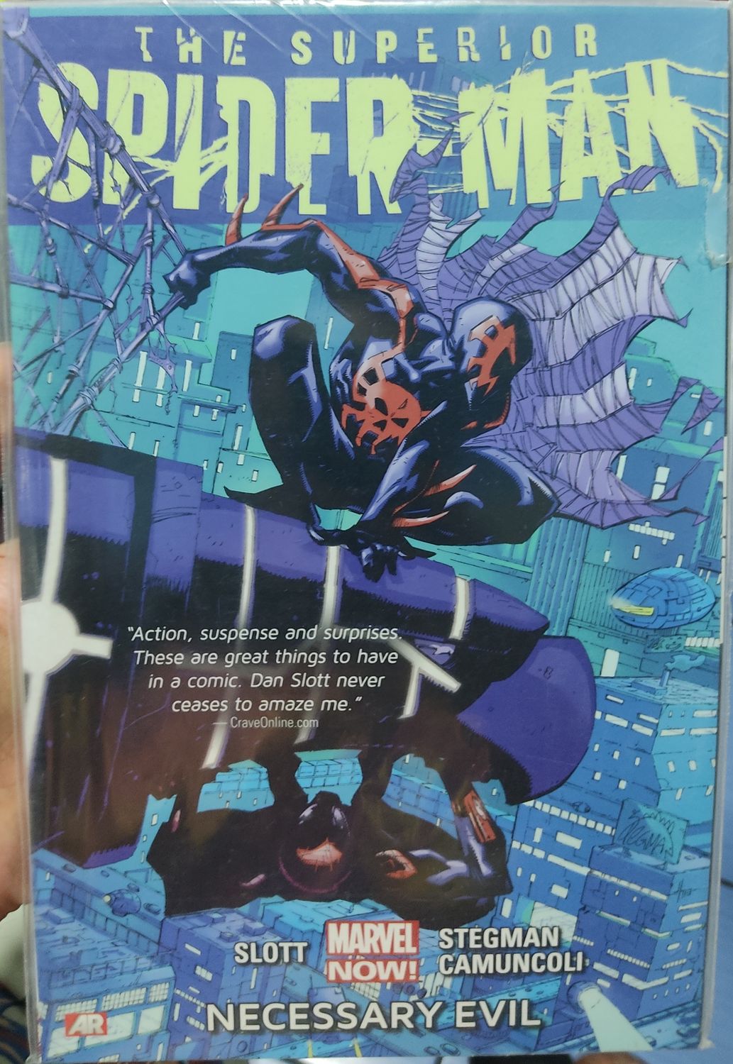 BA15 The Superior Spider Man Necessary Evil TP Marvel Comics Ingles