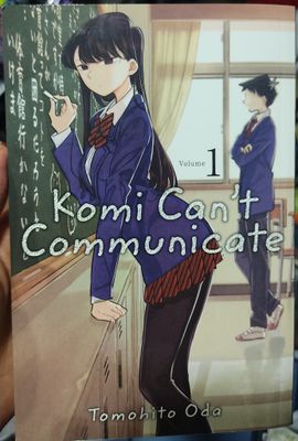BA Komi Can&#39;t Communicate Manga Volumen 1 Ingles