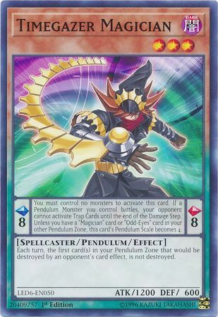 Timegazer Magician - LED6-EN050 - Common 1st Edition Legendary Duelists: Magical Hero 1st Edition Singles