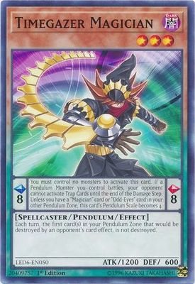 Timegazer Magician - LED6-EN050 - Common 1st Edition
Legendary Duelists: Magical Hero 1st Edition Singles -español-