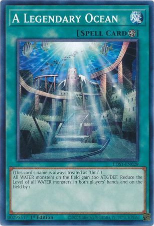 A Legendary Ocean - LDS1-EN029 - Common 1st Edition Legendary Duelists: Season 1 [LDS1] 1st Edition Singles
