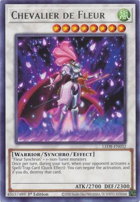 Chevalier de Fleur - LED8-EN032 - Rare 1st Edition Legendary Duelists: Synchro Storm 1st Edition Singles (espanol)