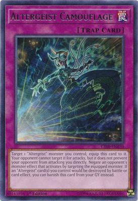 Altergeist Camouflage - CIBR-EN070 - Rare 1st Edition Circuit Break 1st Edition Singles (espanol)