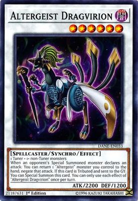Altergeist Dragvirion - DANE-EN033 - Common 1st Edition Dark Neostorm 1st Edition Singles