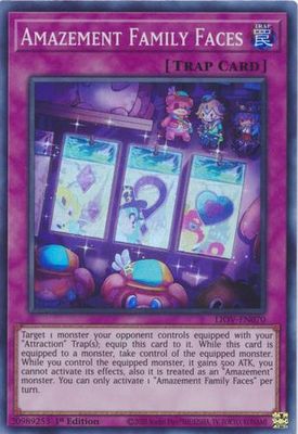 Amazement Family Faces - LIOV-EN070 - Super Rare 1st Edition
Lightning Overdrive: LIOV 1st Edition Singles