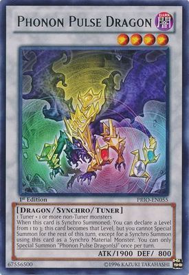 Phonon Pulse Dragon - PRIO-EN055 - Rare 1st Edition Primal Origin 1st Edition Singles