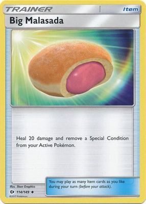 Big Malasada - 114/149 - Uncommon Sun &amp; Moon (Base Set) Singles