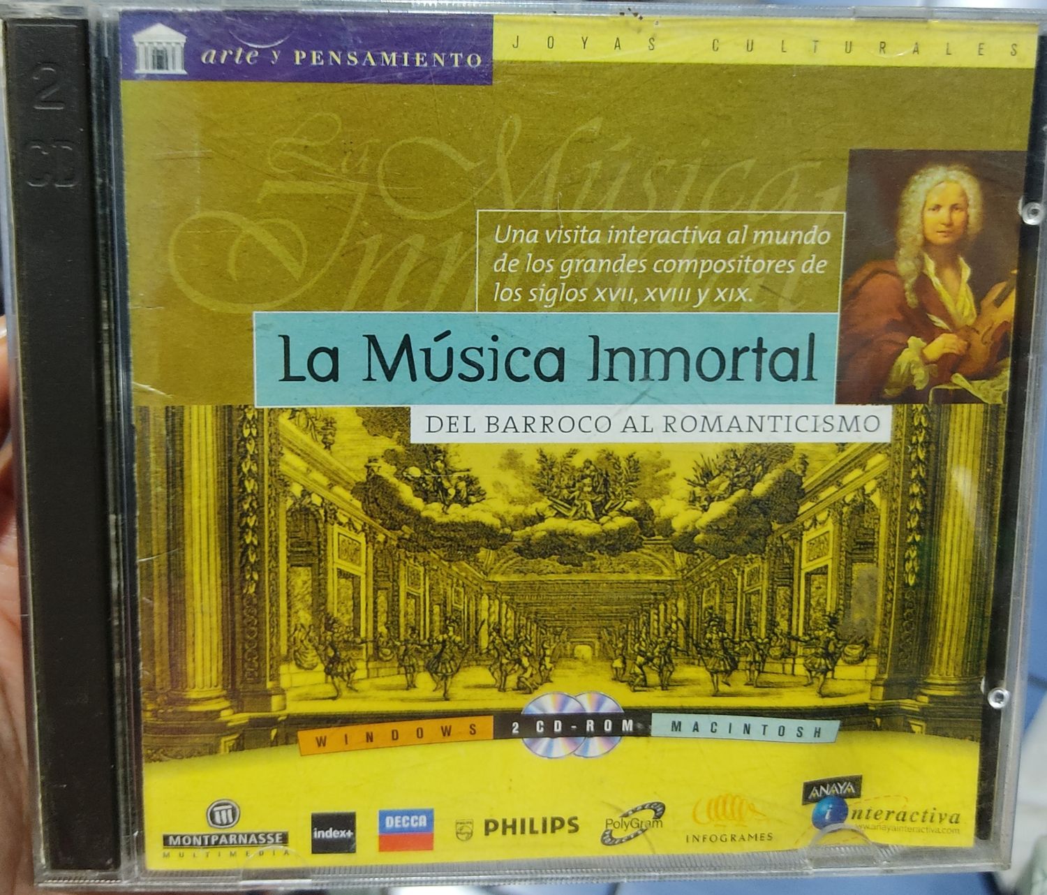 BA La Musica Inmortal Del Barroco Al Romanticismo CD Musica Original Usado Completo