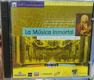 BA La Musica Inmortal Del Barroco Al Romanticismo CD Musica Original Usado Completo