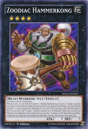 Zoodiac Hammerkong - MACR-EN047 - Common 1st Edition
Maximum Crisis 1st Edition Singles