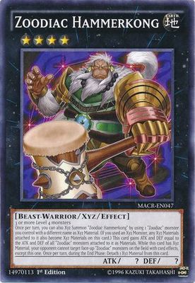 Zoodiac Hammerkong - MACR-EN047 - Common 1st Edition Maximum Crisis 1st Edition Singles (espanol)