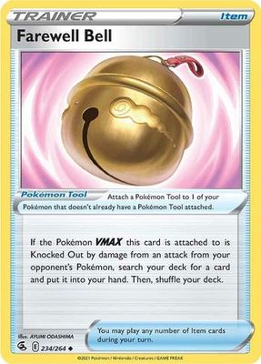 Farewell Bell - 234/264 - Uncommon Sword &amp; Shield: Fusion Strike Singles