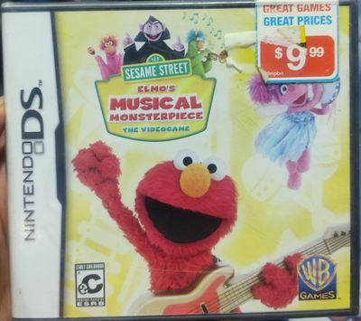 BA Sesame Street Elmo Musical Monster piece Nintendo DS Nuevo Sellado