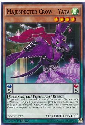 Majespecter Crow - Yata - DOCS-EN027 - Common 1st Edition
Dimension of Chaos 1st Edition Singles -español-