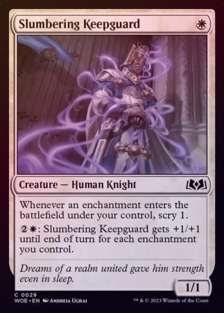 Slumbering Keepguard 0029 - Foil
Wilds of Eldraine Foil Singles