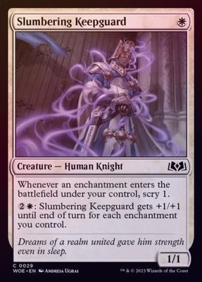 Slumbering Keepguard 0029 - Foil
Wilds of Eldraine Foil Singles