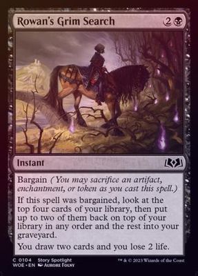 Rowan&#39;s Grim Search 0104 - Foil
Wilds of Eldraine Foil Singles