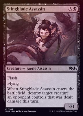 Stingblade Assassin 0109 - Foil Wilds of Eldraine Foil Singles