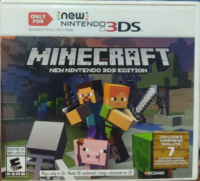BA Minecraft Nintendo 3Ds New Usado Completo