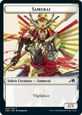 Samurai Token003/019-Kaito Shizuki 018/019 - Kamigawa: Neon Dynasty (NEO)
Kamigawa: Neon Dynasty. Foil